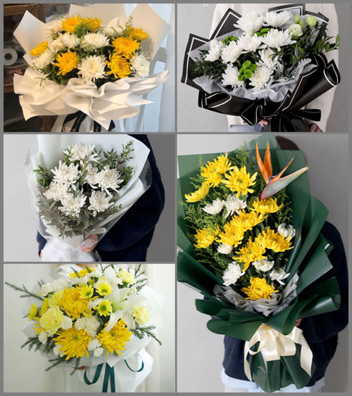 贵州贵阳开阳县毛云乡黄孔村白事花束代送